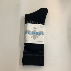 10 pair of Bombas Black Athletic kids small Size Socks